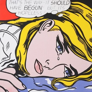 LICHTENSTEIN-SCREEN PRINT  THAT'S THE WAY-IT SHOULD HAVE BEGUN BUT ITS HOPELESS - Picture 1 of 1