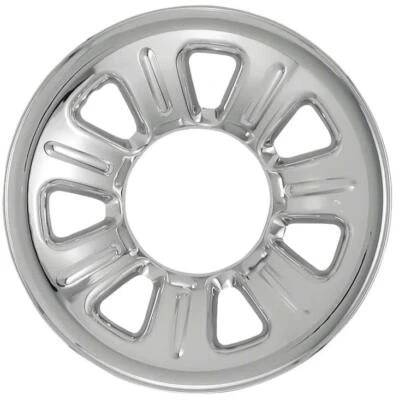 ONE 2001-2011 FORD RANGER # IMP-21 15" CHROME WHEEL SKIN SILVER STEEL WHEEL ONLY - Image 1 of 4