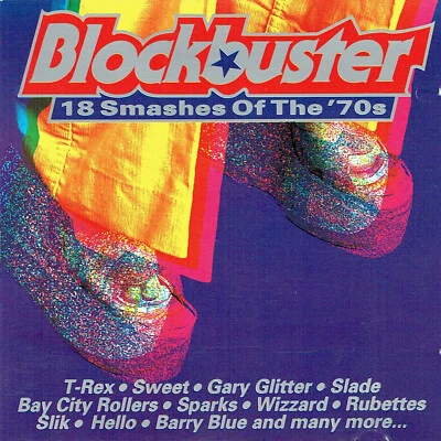(CD) Blockbuster - 18 Smashes Of The '70s - Sweet, Slade, T. Rex, Glitter Band - Bild 1 von 2