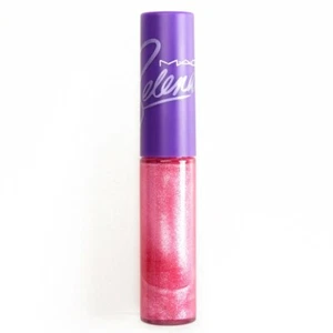 NIB MAC LIPGLASS (BIDI BIDI BOM BOM) PINK  SILVER BEAUTIFUL RARE HTF  - Picture 1 of 2