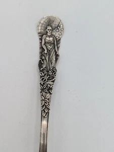 World's Colombian Exposition 1893 Figural Sterling Silver Spoon - Picture 1 of 6