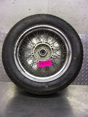 648 A KAWASAKI VULCAN CLASSIC VN 800 1997 OEM RUEDA DELANTERA (NEUMÁTICO DEFECTUOSO) Foto 1 de 4