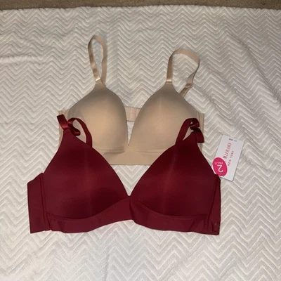 Sutiã Isaac Mizrahi IM1660 2 peças sem forro cobertura perfeita alisamento traseiro 36B - Imagem 1 de 4