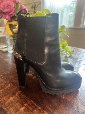 alexander mcqueen studded booties - Image 1 of 4