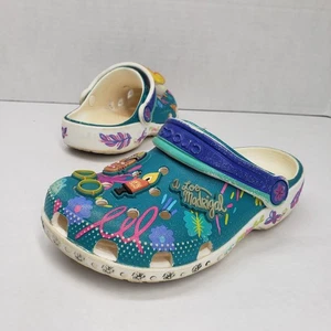Crocs Kids' Disney Encanto Mirabel Classic Clog Size C11 Light Up Jibbitz Charms - Picture 1 of 15