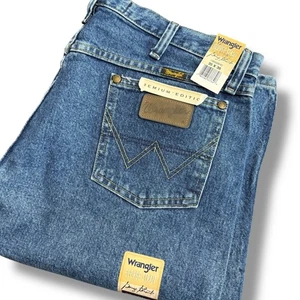 Wrangler George Strait Cowboy Cut Jeans Mens 35x36 Original Fit Sawedy Denim - Picture 1 of 11