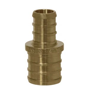 2 Pcs XFITTING 3/4" x 1/2" Pex Coupling, Pex Reducing Coupling, Lead Free Brass - Picture 1 of 8