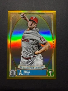 2021 Topps Gypsy Queen Chrome Gold Refractor #082 Aaron Nola 48/50 - Bild 1 von 2