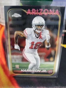 2024 TOPPS CHROME MARVIN HARRISON JR. RC ARIZONA Cardinals #204 - Picture 1 of 2