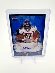 2024 Topps Finest -Rookie Auto Audric Estime #RFA-AE Blue Checkerboard 08/99 - Picture 1 of 2