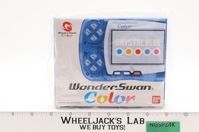 Wonder Swan Color Handheld Gaming Console Crystal Blue 2000 Bandai NEW