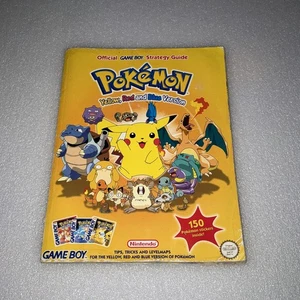 Official GameBoy Strategy Guide Pokemon Yellow Red Blue all stickers+atlas gc! - Picture 1 of 24