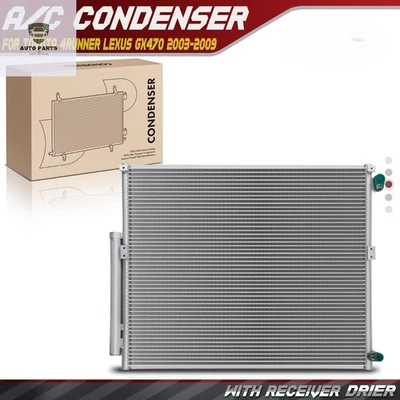 A/C Condenser for Lexus GX470 - 2003 to 2009 / Toyota 4Runner - 2003 to 2009 Foto 1 de 4