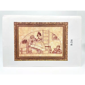 Lakadaisies Redwork Stickmuster, Kinder spielen Katzenwiege, R-219 versiegelt - Bild 1 von 2