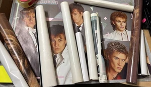 Lote 11 Pósters Raros Vintage Originales Duran Duran Simon Le Bon John Taylor Años 80 - Imagen 1 de 16