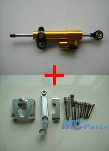 CNC Steering Damper Stabilizer Bracket For Kawasaki Ninja 250 250R EX250 08-12 F - Bild 1 von 1