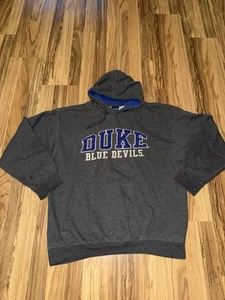 Duke Blue Devils Men’s Hoodie Hooded Sweatshirt Old Varsity Brand Y2K - Picture 1 of 6