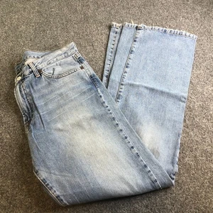 Lucky Brand Vintage Bootcut Jeans Mens 34x36 Blue Wide Leg Western Rodeo Y2K - Picture 1 of 15