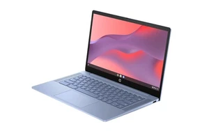 HP CHROMEBOOK 14A-NFA0002SA 128GB Silver Laptop 4GB SDRAM  - Picture 1 of 10