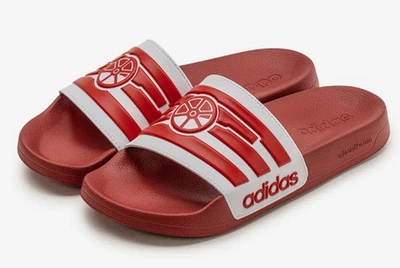Adidas Hombres ADILETTE Ducha Arsenal FC Zapatilla Rojo Zapatos Deslizables ASR Sandalias JS4962 Foto 1 de 4