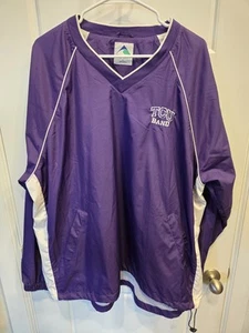 Vintage TCU Band Windbreaker Pullover Jacket Augusta Sportwear Mens XL Texas - Picture 1 of 4