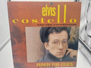πΈ Elvis Costello β Punch the Clock LP Record πΆ NM cVG+ Ultrasonic Clean - Picture 1 of 7