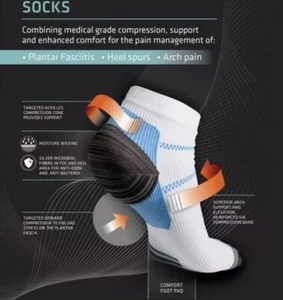 Plantar Fasciitis Socks - Inventory BUYOUT! 321 Pairs! BUY CHEAP / SELL FOR $$ - Picture 1 of 11