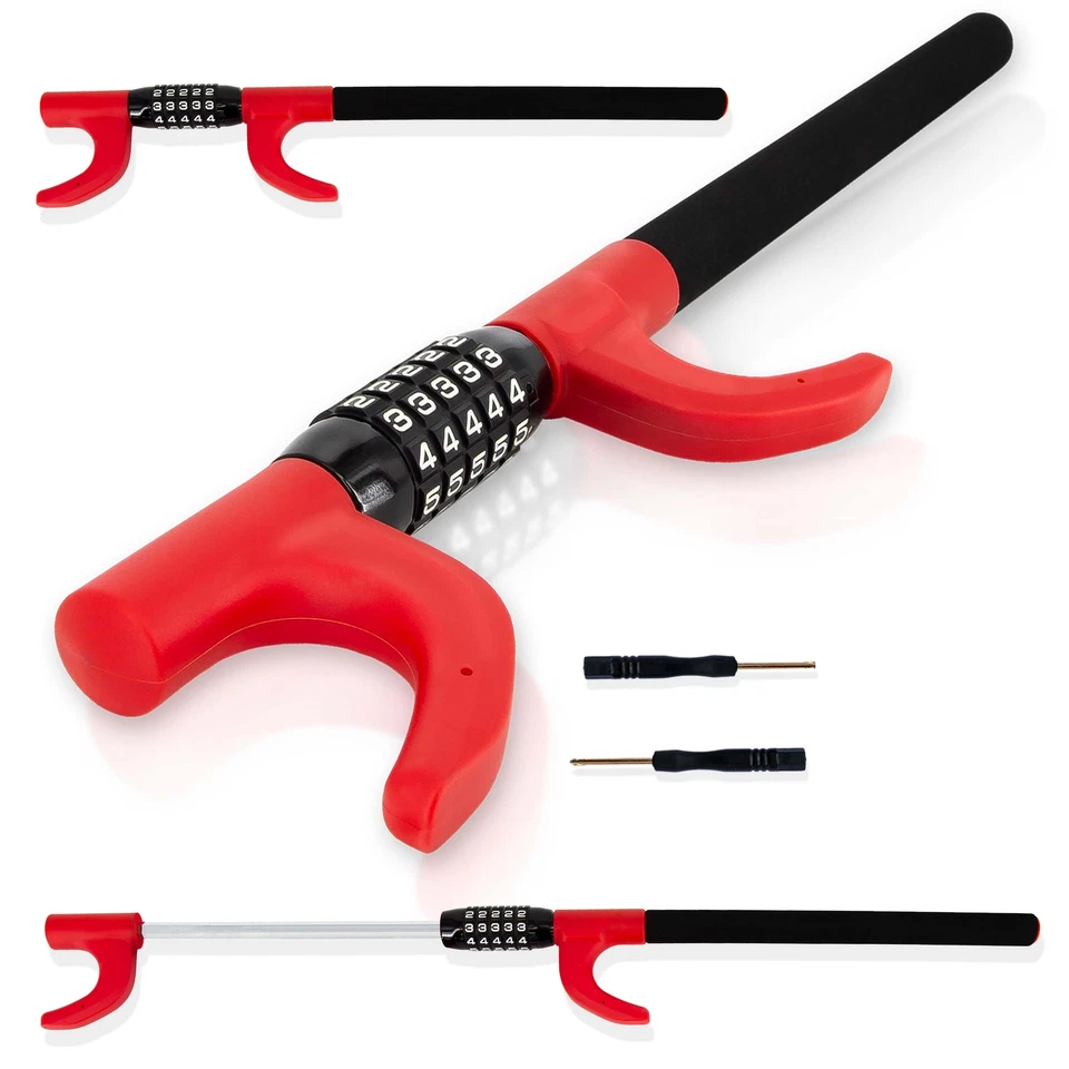 Lenkradkralle, Extra Langes Lenkradschloss, Wegfahrsperre, PKW Diebstahlschutz - Bild 1 von 4