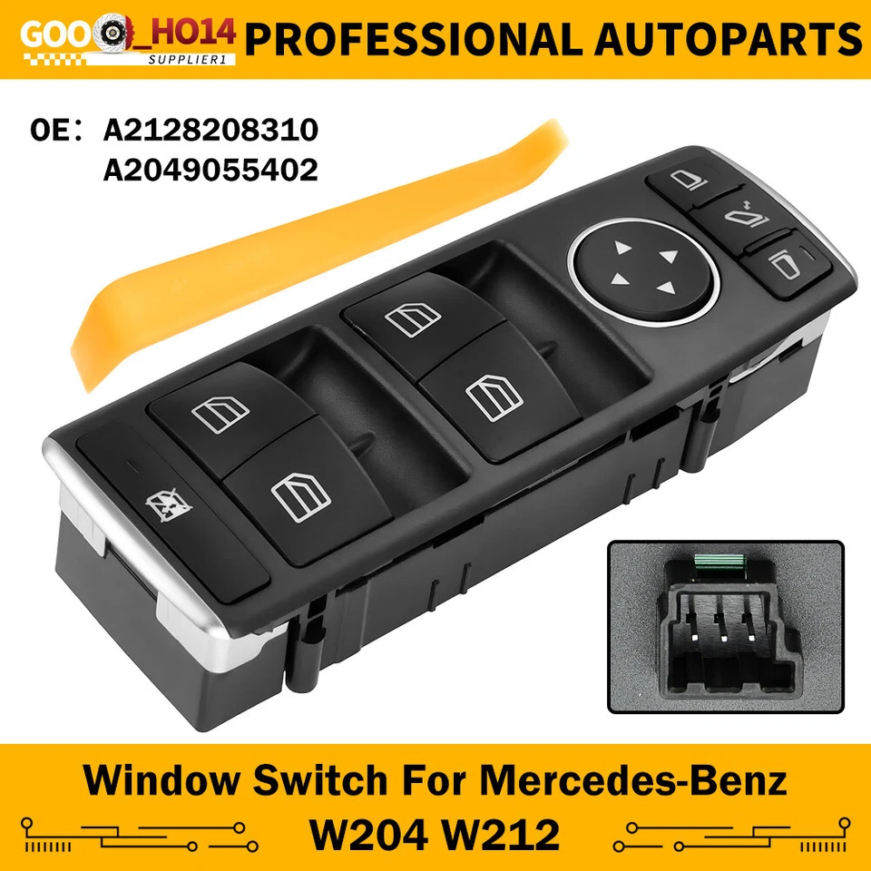 Power Window Master Control Switch For Mercedes Benz W204 W212 C300 E350 E550 - Image 1 of 4