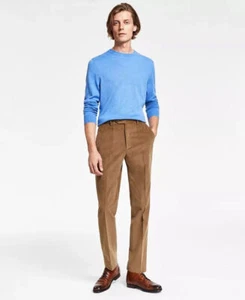 Lauren Ralph Lauren Mens Classic Fit Stretch Corduroy Pants Camel Size 40 X 32 - Picture 1 of 3