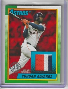 2025 Topps Series 1 #T90R-YA Yordan Alvarez 1990 Relic Orange 1/25 - Picture 1 of 2