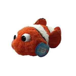 Authentic Pillow Pets Disney Nemo Large 16" Orange White Plush Toy Gift New