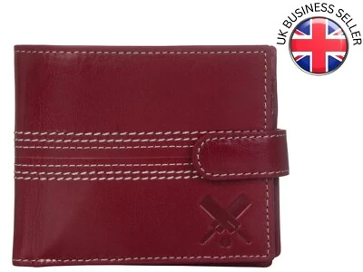Edgbaston Cricket RFID Tab Coin Pocket Wallet by Mala Leather 1039 88 - Image 1 of 4