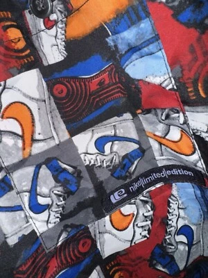 Nike LE Limited Edition Air Force One  AOP Button Up Shirt 2XL Swoosh Jordan Vtg - Image 1 of 4