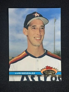 1991 Topps Stadium Club Luis Gonzalez #576 Rookie Baseball Card RC Astros - Picture 1 of 2