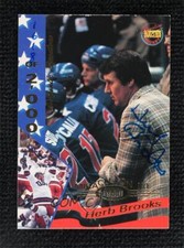 1995 Signature Rookies Miracle on Ice 1980 Signatures /2000 Herb Brooks #42 Auto