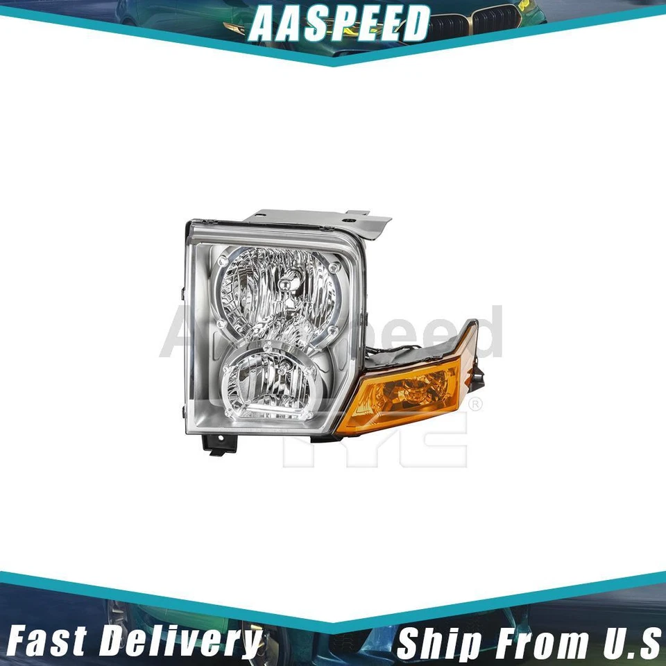 Conjunto de faros izquierdos para Jeep Commander 2010 2009 2008 2007 2006 TYC Foto 1 de 4