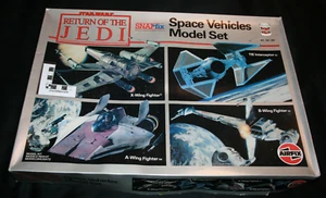 Airfix Return Of The Jedi Star Wars 4 Bausatz Modell Raumfahrzeug Set X-Wing B-Wing - Bild 1 von 17