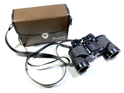 BUSHNELL SPORTVIEW WIDE ANGLE 7 X 35 INSTA-FOCUS BINOCULARS WITH ORIGINAL CASE - Image 1 of 3