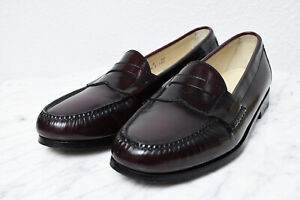 COLE HAAN Pinch Penny Loafer Burgundy Leather Dress Casual Slip On Loafers 9.5