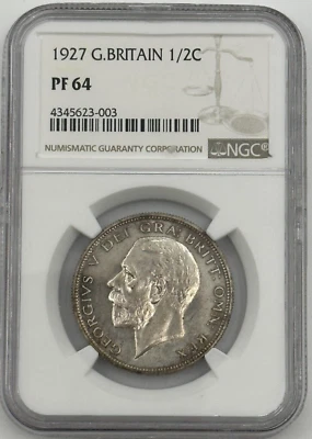Great Britain, 1927 George V Crown, NGC PF 64 - Image 1 of 4