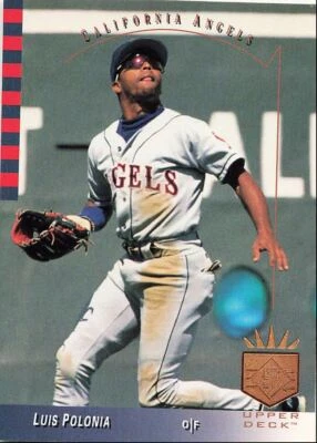 1993 SP Luis Polonia California Angels #24 - Image 1 of 2