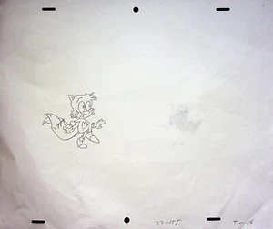 Adventures of Sonic the Hedgehog 1992 Animation Production Pencil DIC - Picture 1 of 2