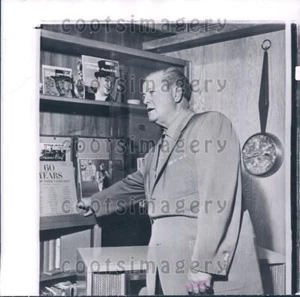 1960 foto filo cantante cantautore Crooner Gene Austin - Foto 1 di 2