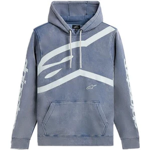 ALPINESTARS SUDADERA CON CAPUCHA POLAR SIN ENCUADERNACIÓN AZUL PIZARRA JERSEY ADULTO MX SUDADERA CON CAPUCHA NUEVA INFORMAL - Imagen 1 de 2