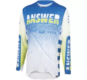 Answer Racing A22.5 Elite Revolution Blue MX Off-Road Jersey Men's Size XS - 2X - Picture 1 of 1