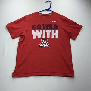 Nike T-SHIRT Youth XL Red “Go Wild With A”  Arizona WildCats Basketball Boys - Picture 1 of 6