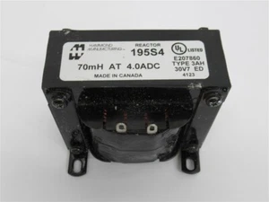 Hammond 195S4, 70mH @ 4.0ADC, Choke D.C Reactor Filter - Picture 1 of 1