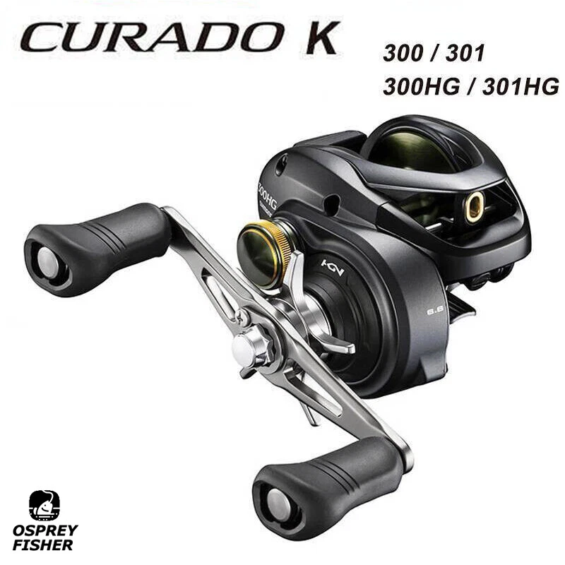 2020 Shimano CURADO K Baitcasting Fishing Reel 6BB 10kg Max Drag Saltwater Reel - Image 1 of 4