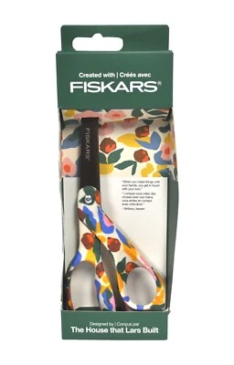 FISKARS Created with Fiskars 8 Inch Scissors Playful Posies - Image 1 of 2